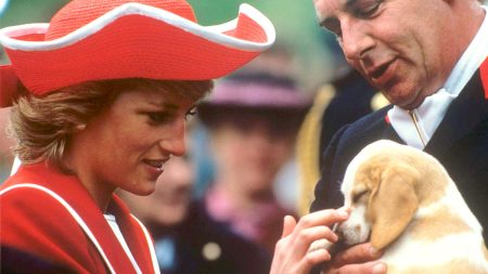Photos of Princess Diana with animals