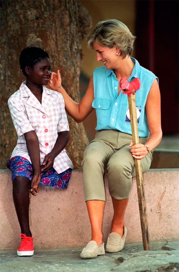 When did Princess Diana go to africa » Princess Diana of Wales