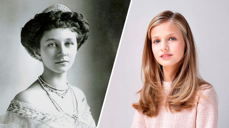 The great resemblance between Victoria Louise of Prussia and Princess Leonor Victoria Louise of Prussia and Princess Leonor