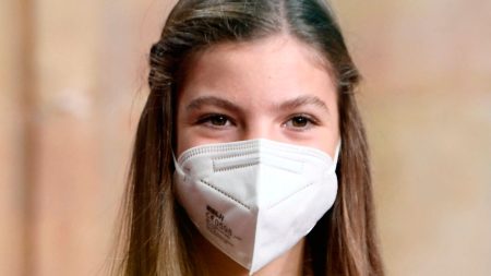 Infanta Sofia shows off a drastic aesthetic change teeth of Infanta Sofia