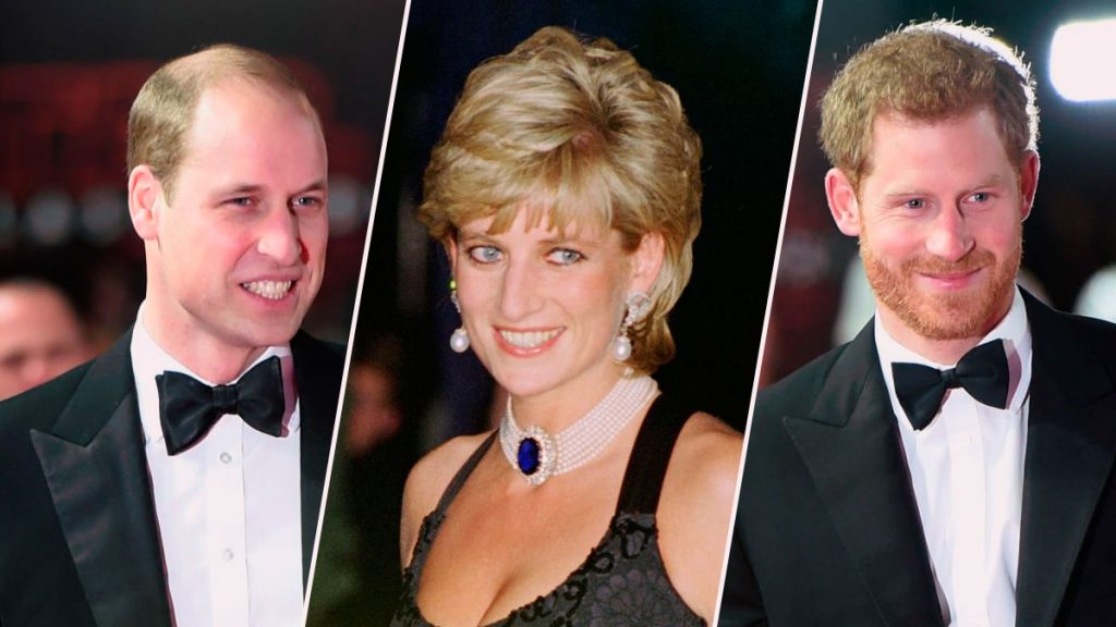 How much did Princess Diana leave her sons