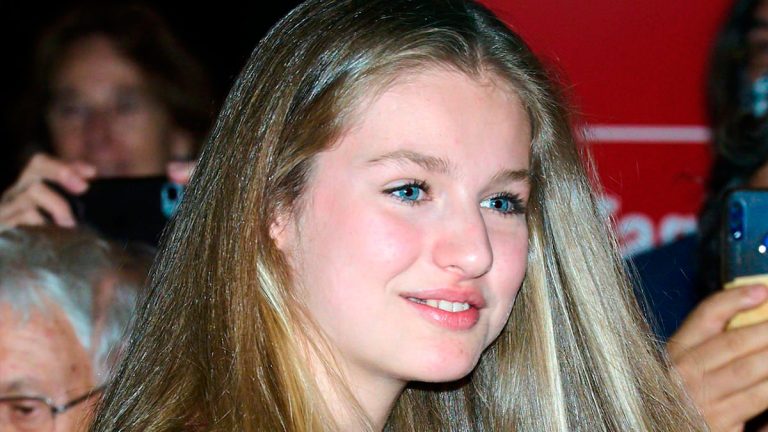 This was the reappearance of Princess Leonor of Spain (Photos) reappearance of Princess Leonor