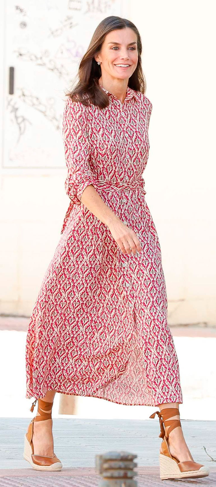 Queen Letizia's Dándara Dress