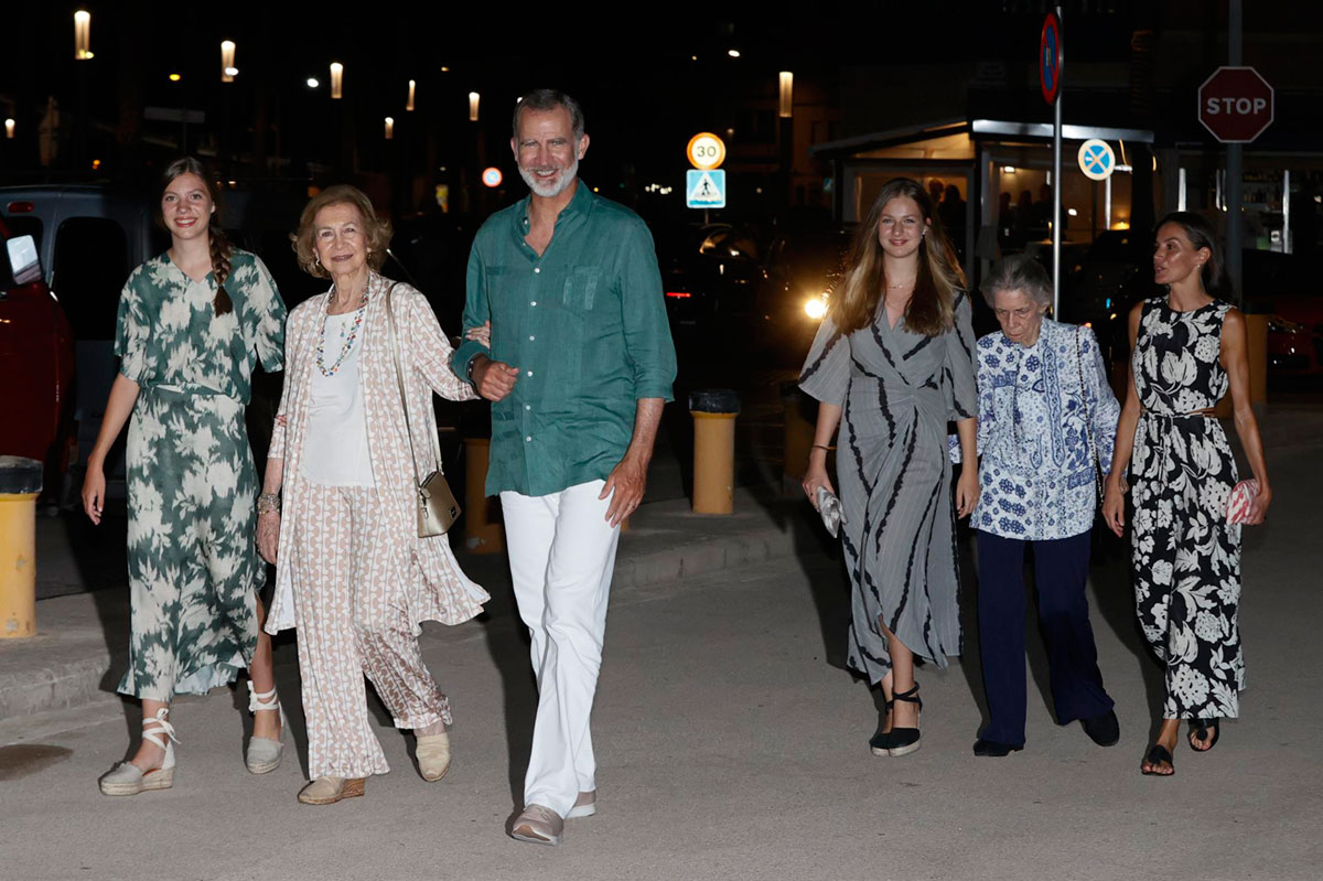 Spanish royal family in Mallorca
