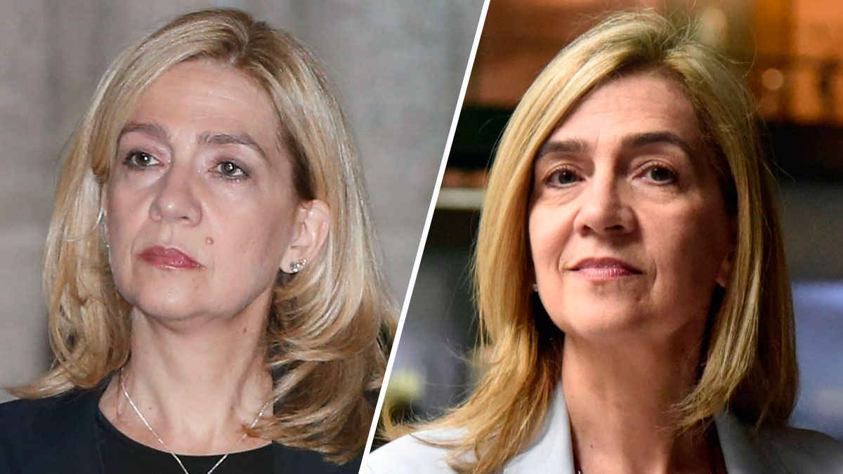 Infanta Cristina before and after