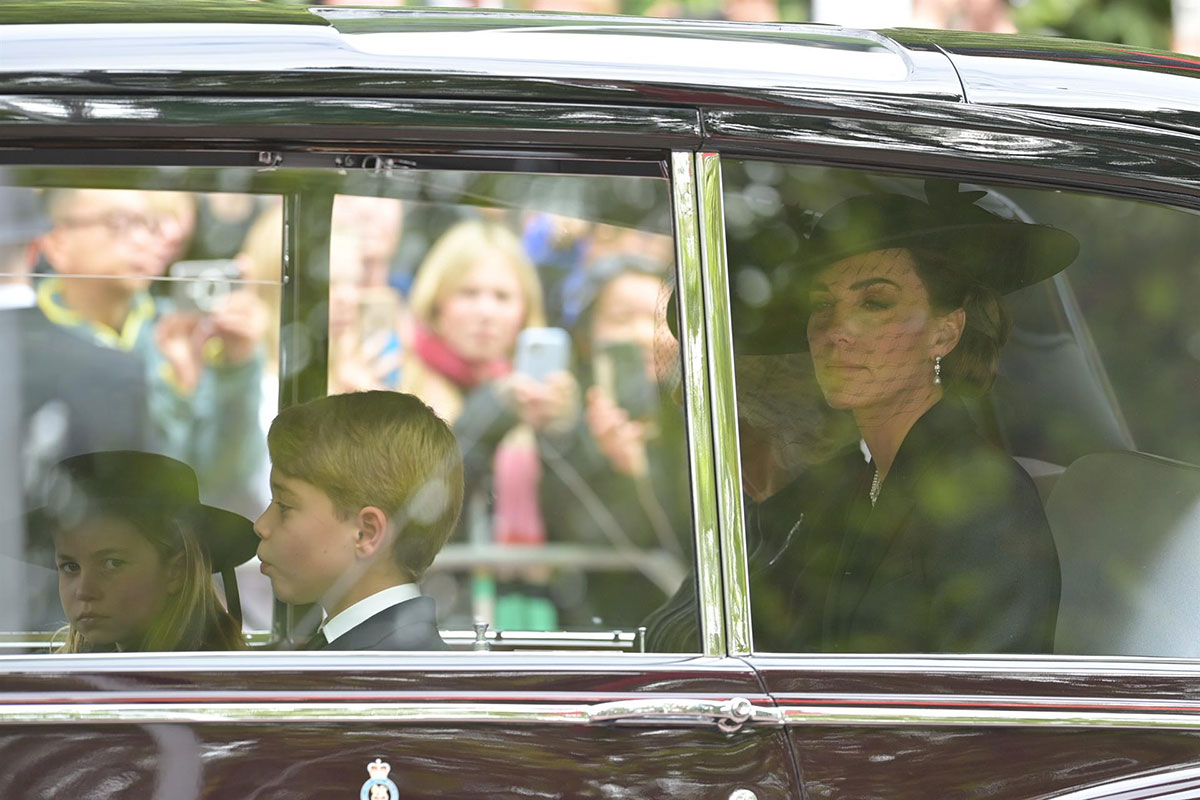 Princess of Wales at Funeral