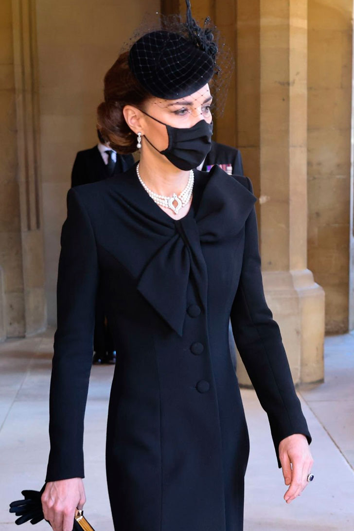Duchess of Cambridge funeral dress