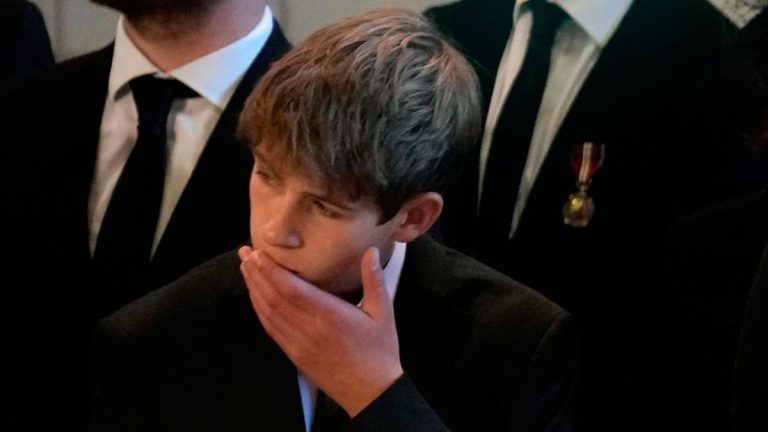The sadness of James, Viscount Severn, Queen Elizabeth II’s youngest grandson (Photos) James Viscount Severn at Westminster Hall