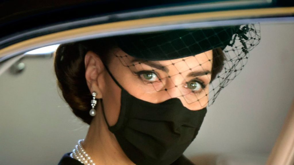 Kate Middleton at Prince Philip funeral