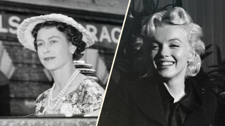 The moment Marilyn Monroe met Queen Elizabeth II (Video) Queen Elizabeth and Marilyn Monroe