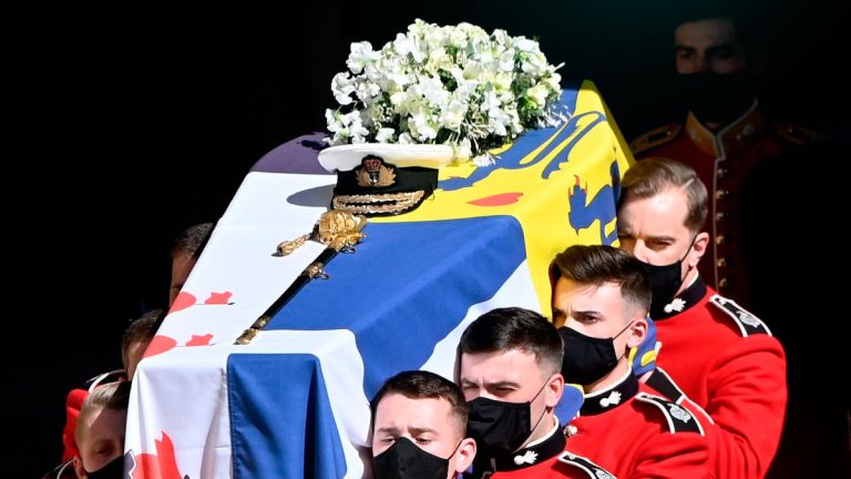 Prince Philip will rest eternally next to Queen Elizabeth II in the King George VI Memorial Chapel Prince Philip's coffin