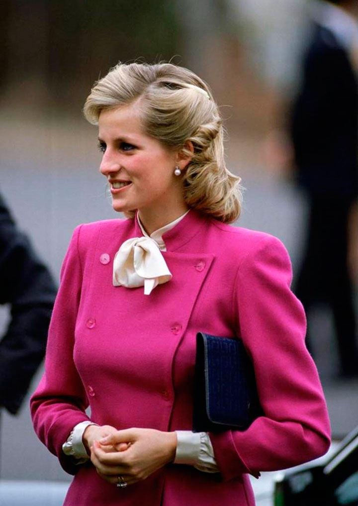 Why did Princess Diana keep her hair short
