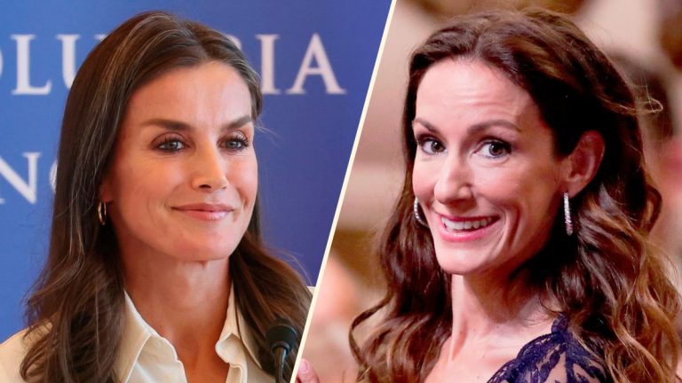 She is Telma Ortiz, Queen Letizia’s sister Queen Letizia's sister
