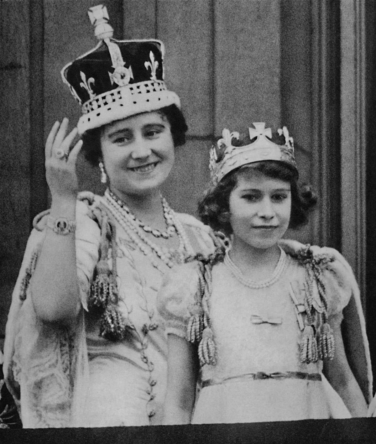 The Queen Mother and Princess Elizabeth