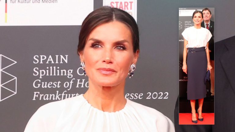 This is how Queen Letizia has looked at the Frankfurt Book Fair Queen Letizia at the Frankfurt Book Fair