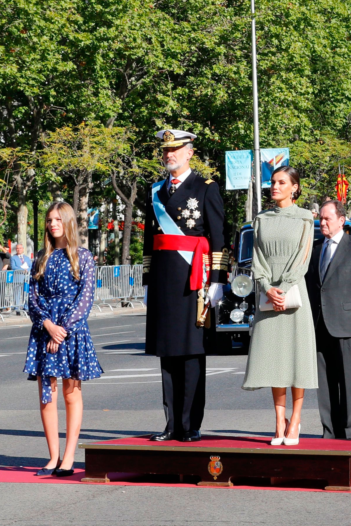 Infanta Sofia of Spain in the parade of the National Day 2022