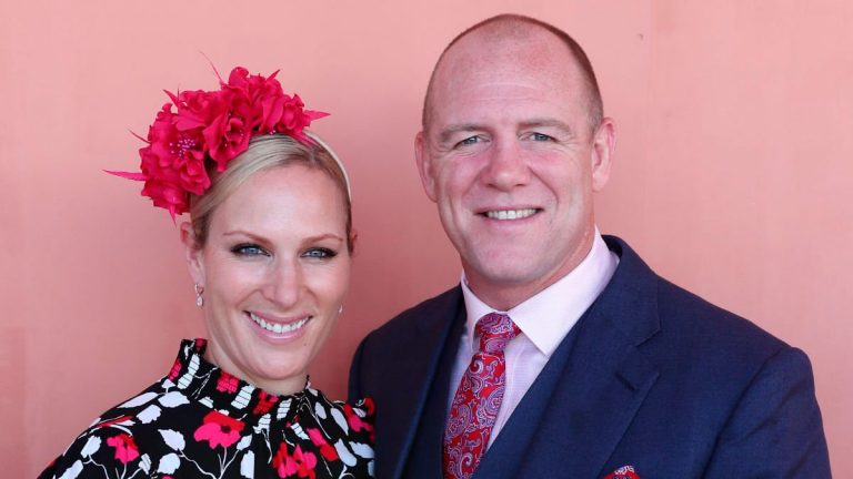 The unknown photo of Mike and Zara Tindall with their children Zara Tindall and Mike Tindall