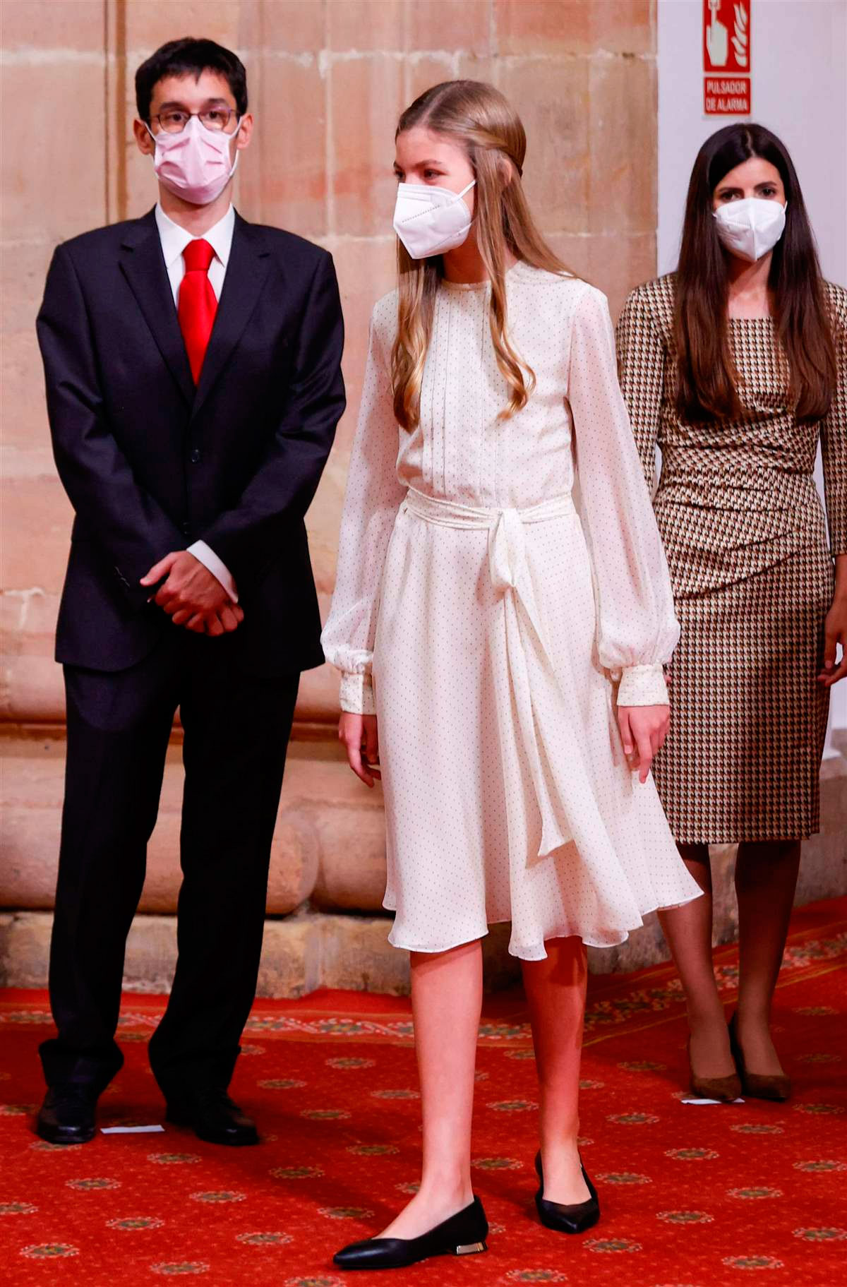 Queen Letizia wears dress of the Infanta Sofia » Letizia Ortiz