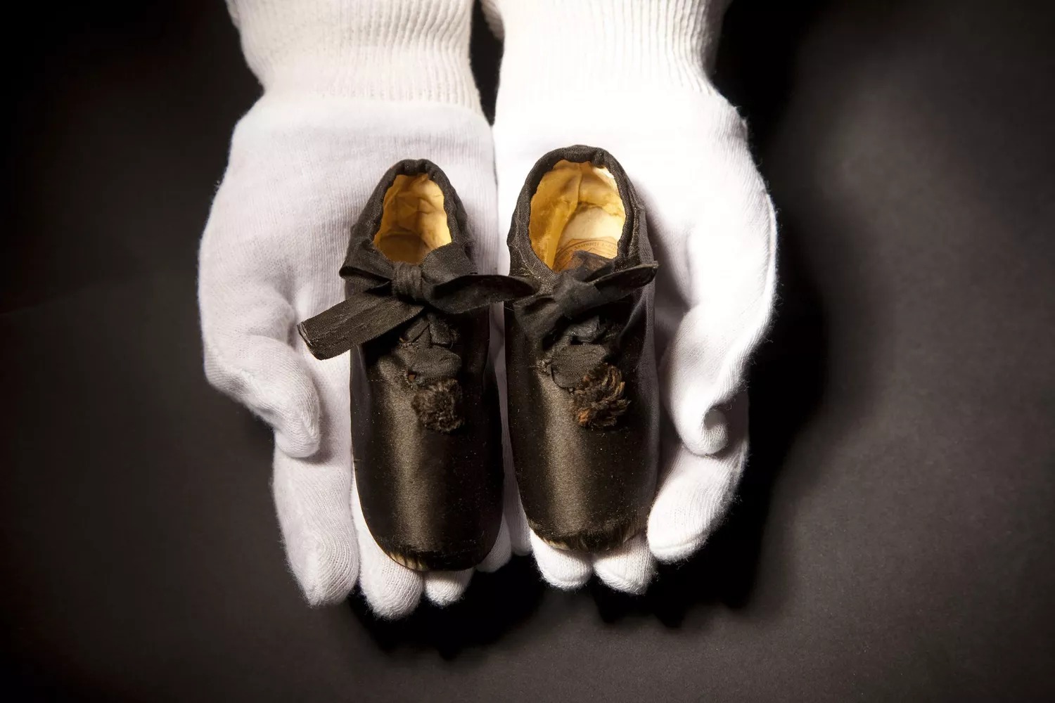 Princess Victoria’s first baby shoes. 