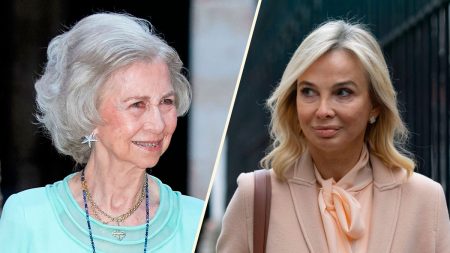 Queen Sofia and Corinna Larsen