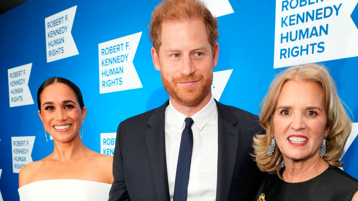 Meghan, Harry and Kerry Kennedy