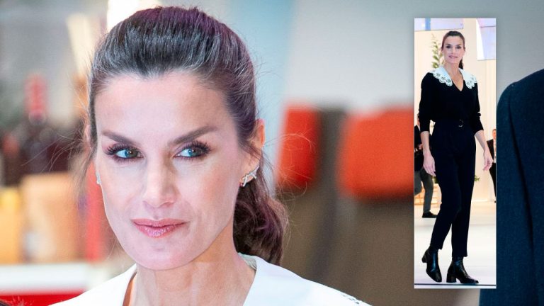 Queen Letizia of Spain surprises with a dark look Queen Letizia at the International Tourism Fair