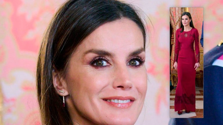 Queen Letizia made her first appearance of the year dressed in red First appearance of the year of Queen Letizia