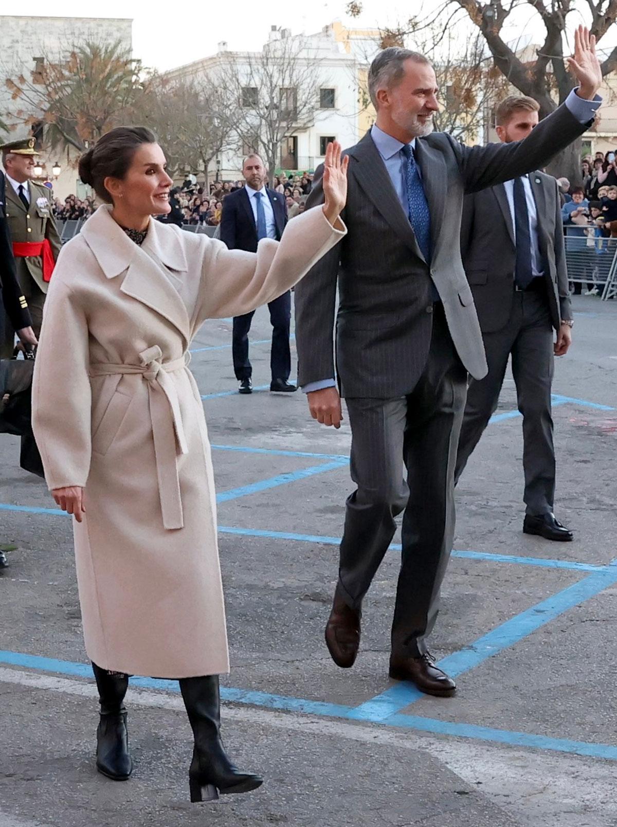 The King and Queen of Spain in Menorca.