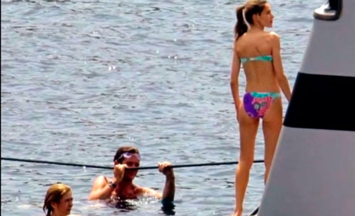 Queen Letizia of Spain in bikini