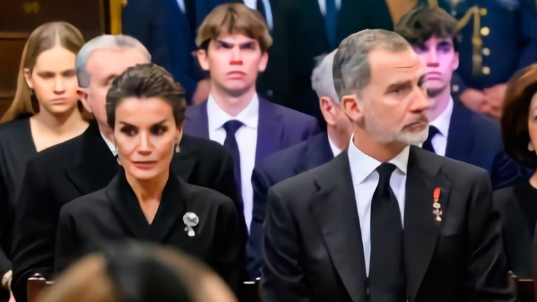 Spanish royal family gathers to accompany Queen Sofia at the funeral of her brother, Constantine II Spanish royal family gathers