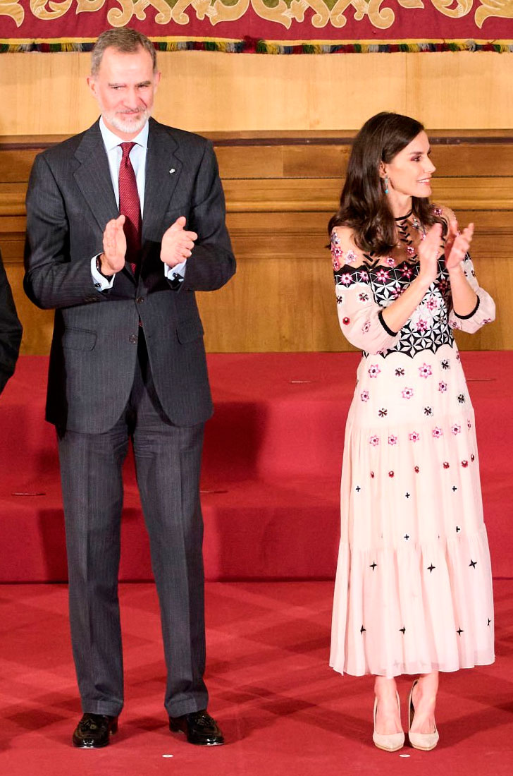 KIng Felipe and Queen Letizia in Zaragoza