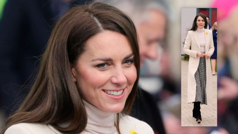PHOTOS: Kate Middleton reappears with a brand-new outfit Kate Middleton in black and white skirt