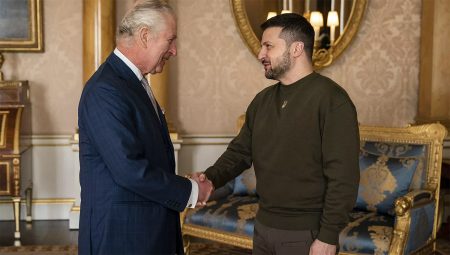 King Charles and Volodymyr Zelensky