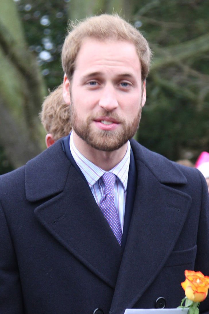 Prince William with a beard