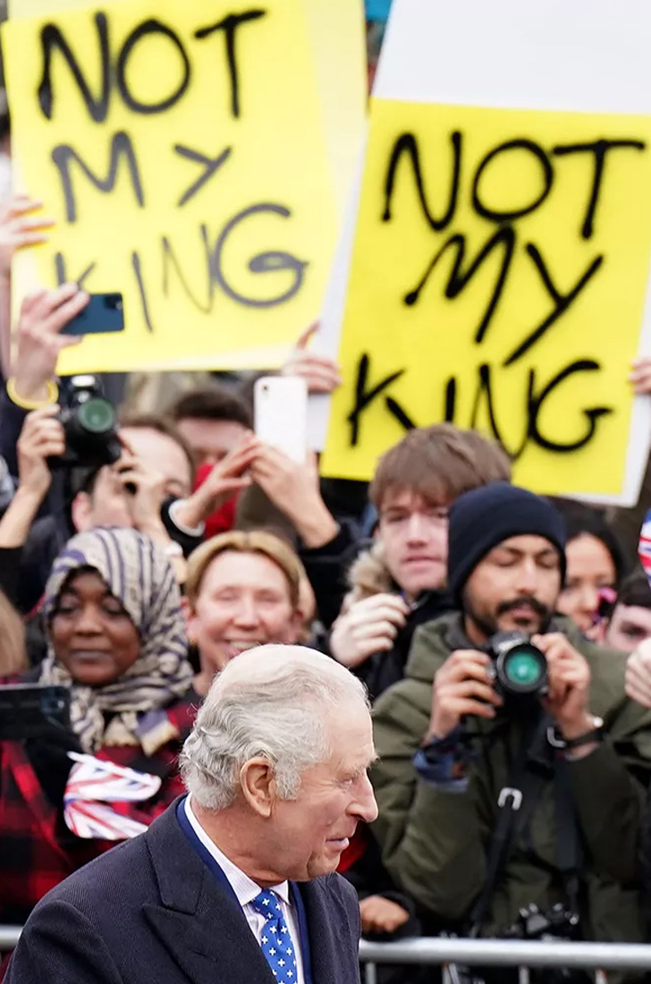 Protests against King Charles