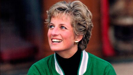 princess diana in eagles jacket
