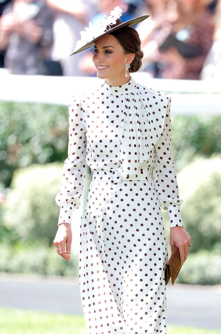 polka dot print dress