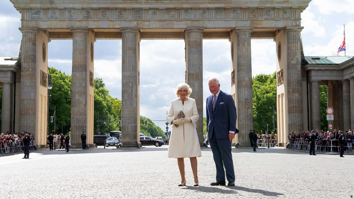 King Charles and Queen Camilla at the Brandenburg Gate