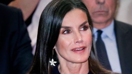 Queen Letizia's see-through dress