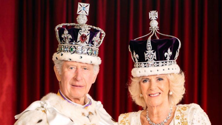 These are the official coronation portraits of King Charles III and Queen Camilla Official Royal Portraits
