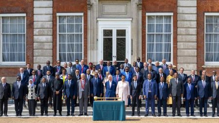 Leaders of Commonwealth member with His Majesty King Charles III