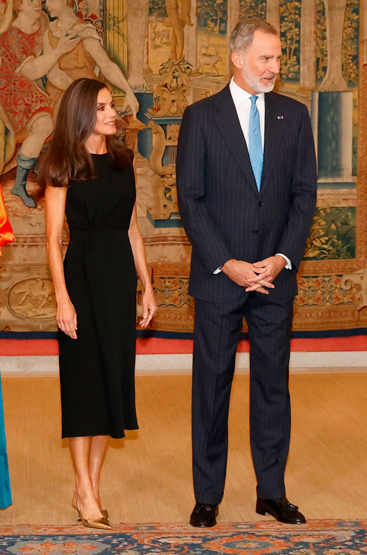 Queen Letizia of Spain in a little black dress » Fashion