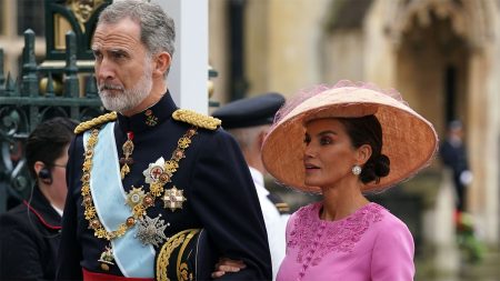 Felipe and Letizia at Hussein's wedding