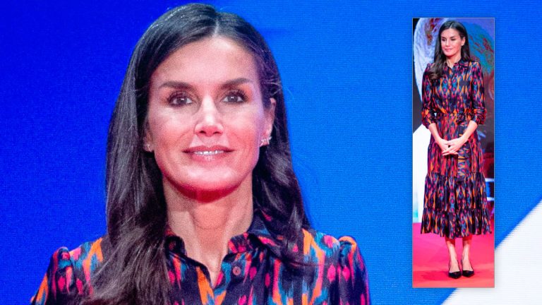 Queen Letizia resumes her institutional agenda in springtime style Queen Letizia's shirt dress