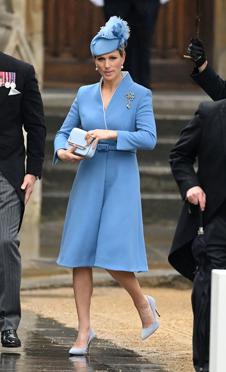 Zara Tindall at coronation