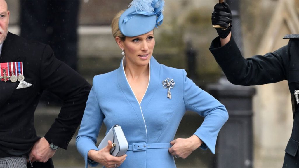 Zara Tindall at coronation