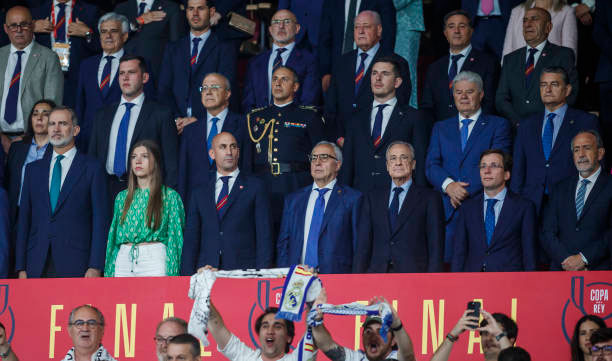 Infanta Sofia at the final of the Copa del Rey