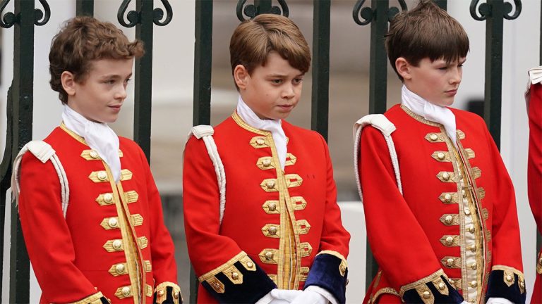 These are the PHOTOS of Lord Oliver Cholmondeley, Rose Hanbury’s son, at the coronation of King Charles Lord Oliver Cholmondeley at coronation