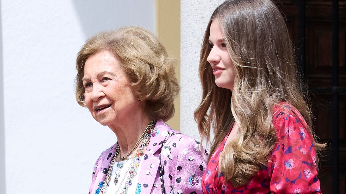 relationship between Leonor and her grandmother Sofia » Leonor of Borbón