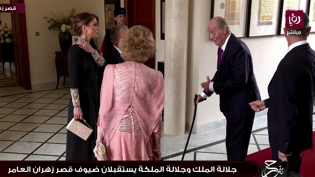 Juan Carlos and Sofia in Jordan